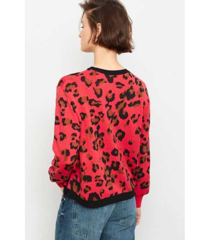 Suéter Coral Animal Print Aldo Martins Mujer