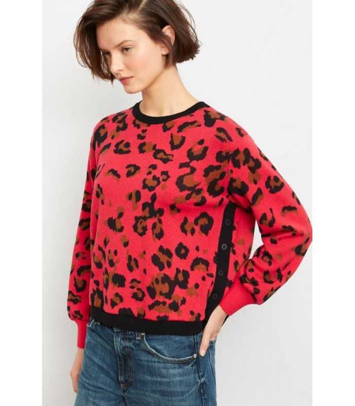 Suéter Coral Animal Print Aldo Martins Mujer