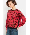 Suéter Coral Animal Print Aldo Martins Mujer