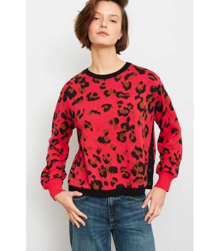 Suéter Coral Animal Print Aldo Martins Mujer