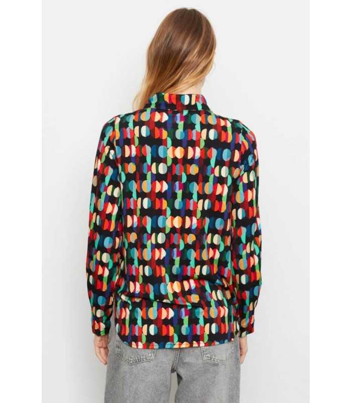 Camisa Estampada Punto Aldo Martins Mujer