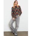 Camisa Estampada Punto Aldo Martins Mujer