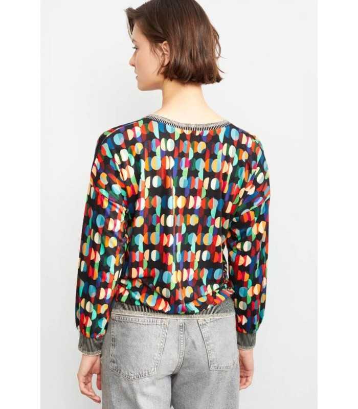 Blusa Círculos Contrastes Aldo Martins Mujer