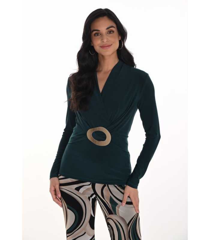 Top Hebilla Frank Lyman Mujer