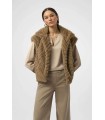 Chaleco Piel Camel Joseph Ribkoff Mujer