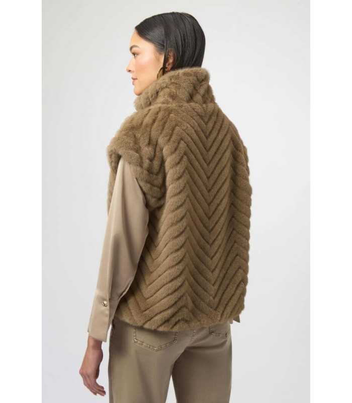 Chaleco Piel Camel Joseph Ribkoff Mujer