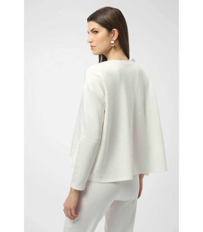 Top Punto Blanco Volante Joseph Ribkoff Mujer