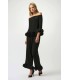 Top Plisado Negro Joseph Ribkoff Mujer