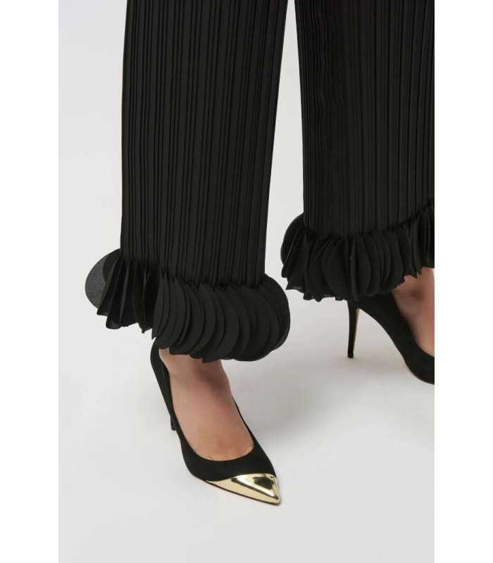 Pantalón Plisado Negro Joseph Ribkoff Mujer