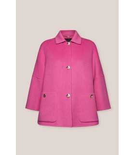 Chaquetón Paño Rosa Elena Miro Mujer