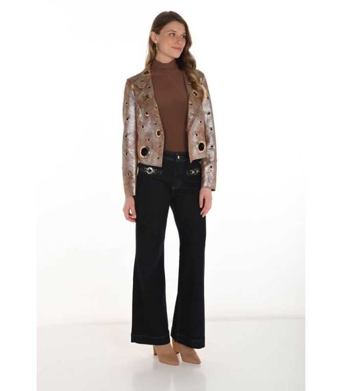 Pantalón Azul Oscuro Frank Lyman Mujer