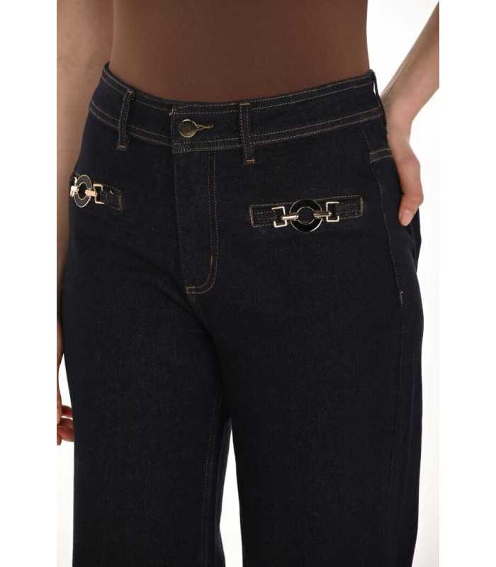 Pantalón Azul Oscuro Frank Lyman Mujer