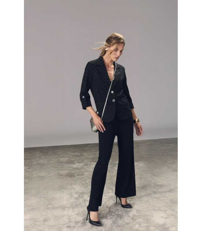 Chaqueta Punto Cristales Carmela Rosso Mujer