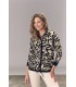Chaqueta Animal Print Carmela Rosso Mujer