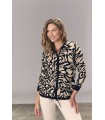 Chaqueta Animal Print Carmela Rosso Mujer