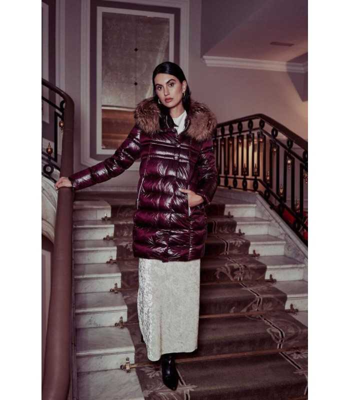 Parka Guateada Granate Donjaz Mujer