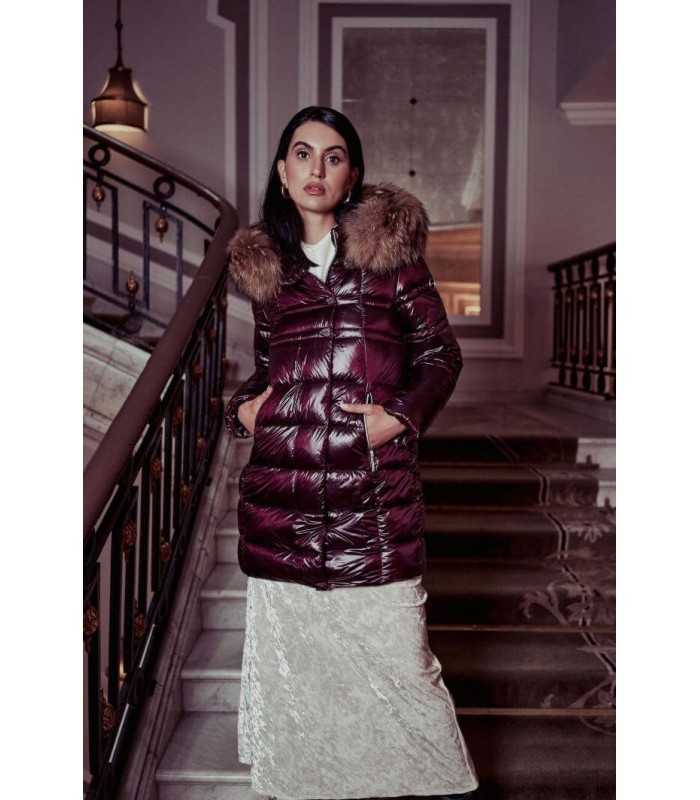 Parka Guateada Granate Donjaz Mujer