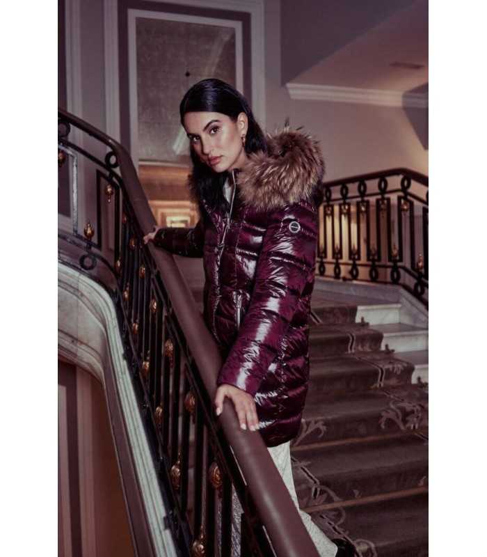 Parka Guateada Granate Donjaz Mujer