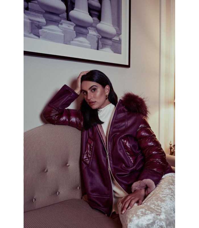 Parka Combinada Tejidos Donjaz Mujer