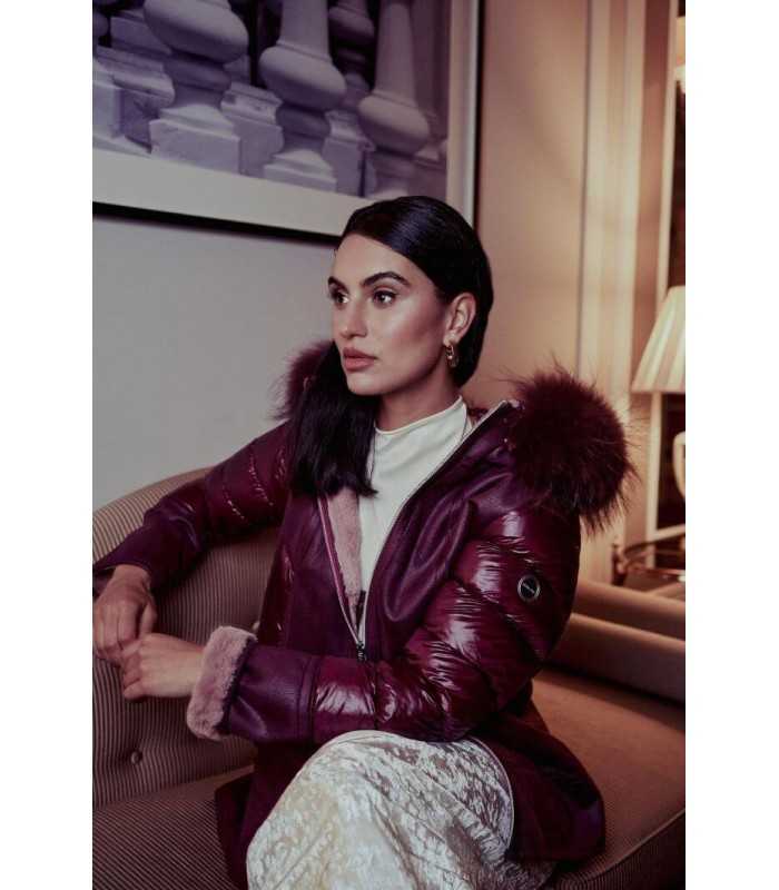 Parka Combinada Tejidos Donjaz Mujer