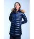 Parka Larga Marino ZOE Henry Arroway Mujer