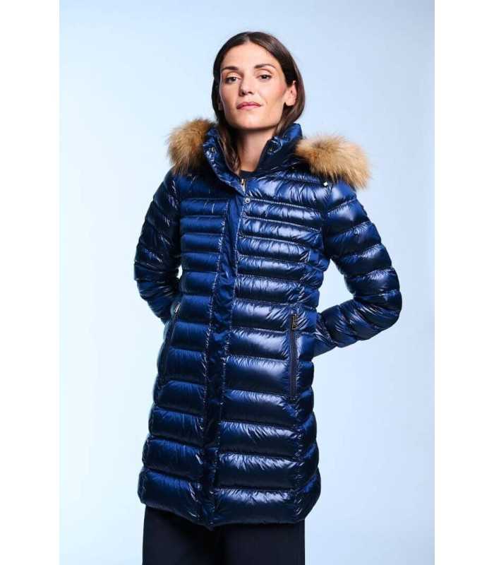 Parka Larga Marino ZOE Henry Arroway Mujer
