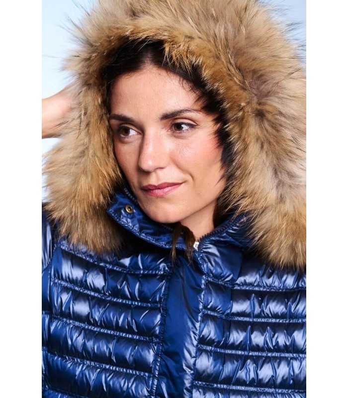 Parka Larga Marino ZOE Henry Arroway Mujer