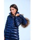 Parka Larga Marino ZOE Henry Arroway Mujer