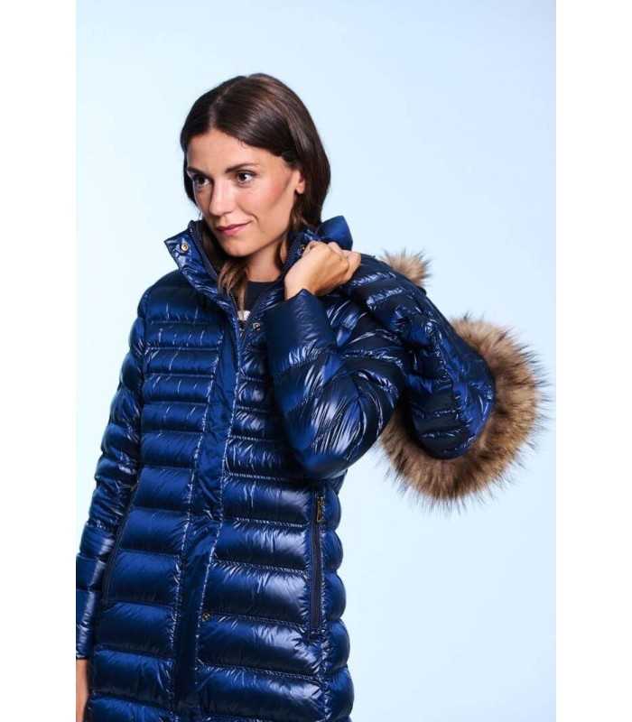 Parka Larga Marino ZOE Henry Arroway Mujer