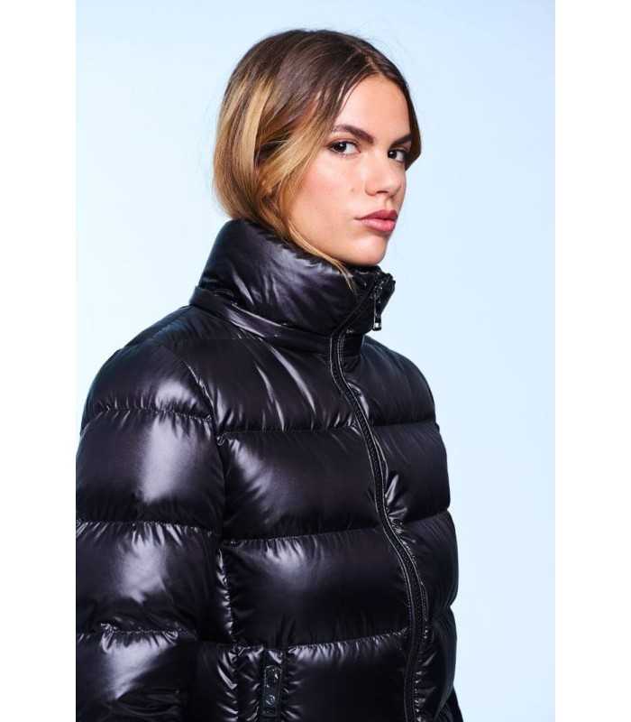 Plumífero Negro Pelo Henry Arroway Mujer
