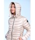 Parka Larga Champagne CRIS Henry Arroway Mujer