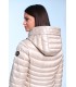 Parka Larga Champagne CRIS Henry Arroway Mujer