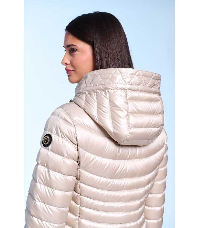 Parka Larga Champagne CRIS Henry Arroway Mujer