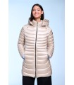 Parka Larga Champagne CRIS Henry Arroway Mujer