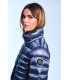 Parka Larga Azul Acero ZOE Henry Arroway Mujer