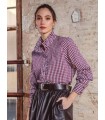 Camisa Cuadros Volantes Trovels Mujer
