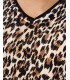 Camiseta Estampada Animal Print Leo&Ugo Mujer