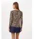 Camiseta Estampada Animal Print Leo&Ugo Mujer