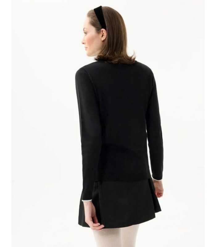 Suéter Negro Dibujo Leo&Ugo Mujer