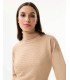 Suéter Camel Básico Leo&Ugo Mujer