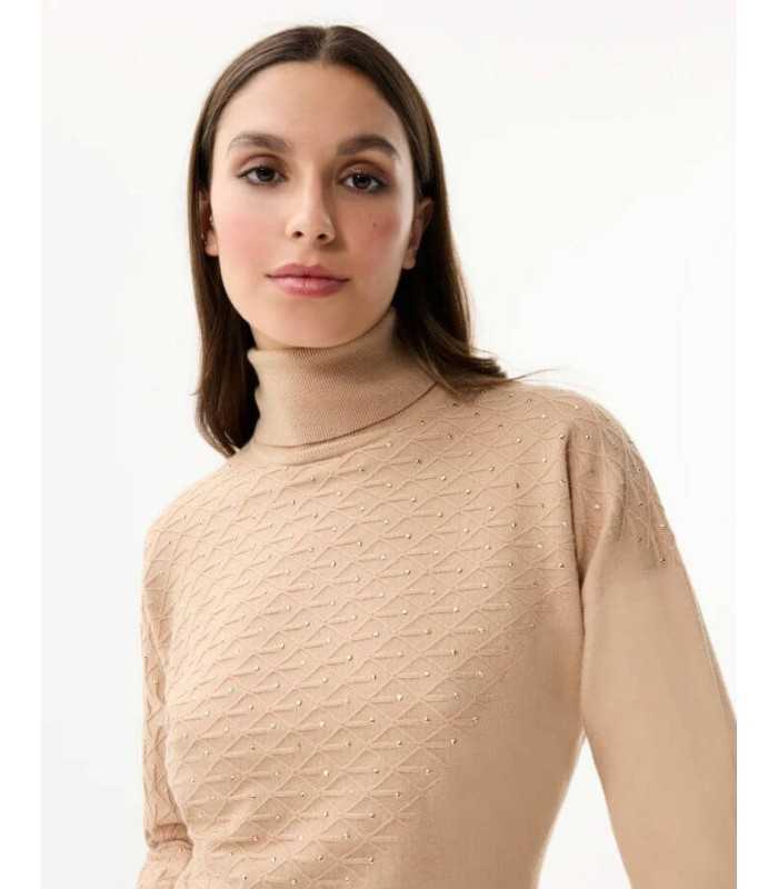 Suéter Camel Básico Leo&Ugo Mujer