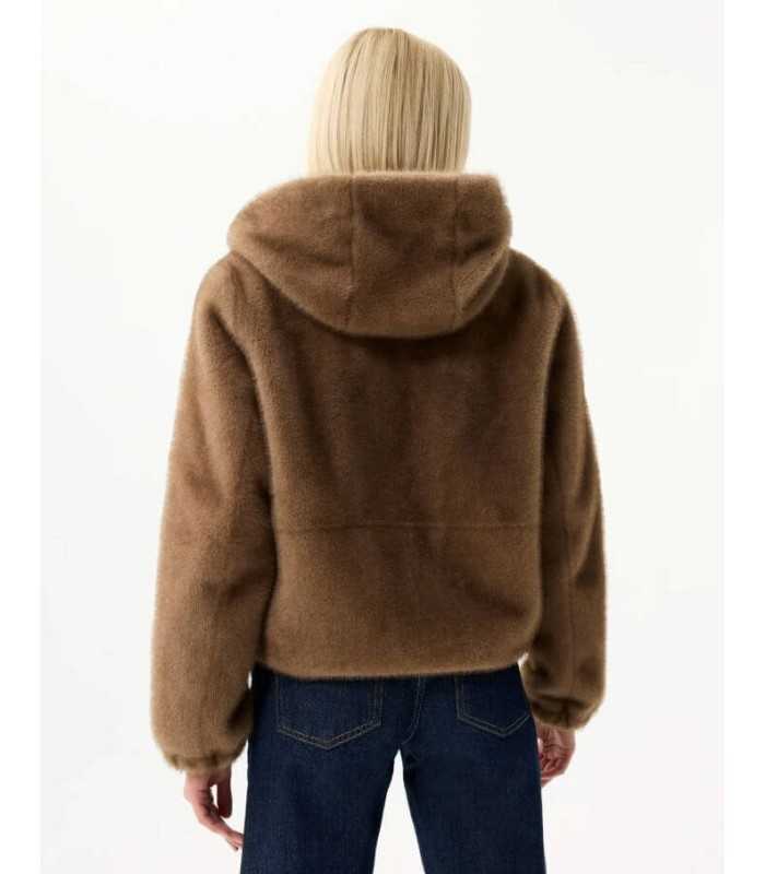 Chaqueta Pelo Camel Leo&Ugo Mujer