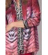 Blusa Animal Print Carmela Rosso Mujer