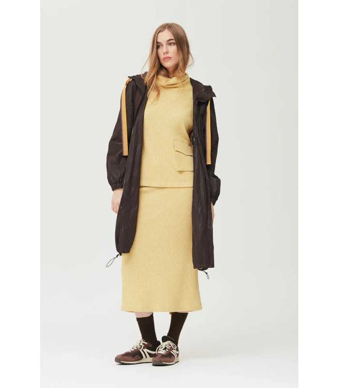 Suéter Negro Bolsillo Oky Mujer