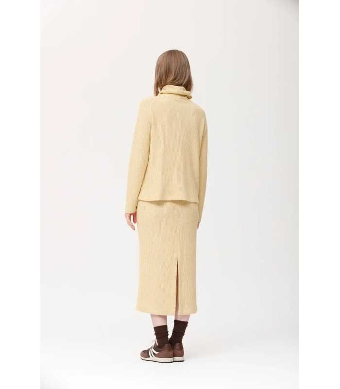 Suéter Negro Bolsillo Oky Mujer