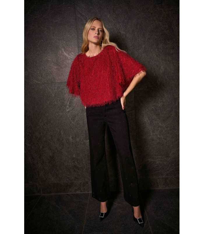 Vaqueros Anchos Pedrería Joseph Ribkoff Mujer