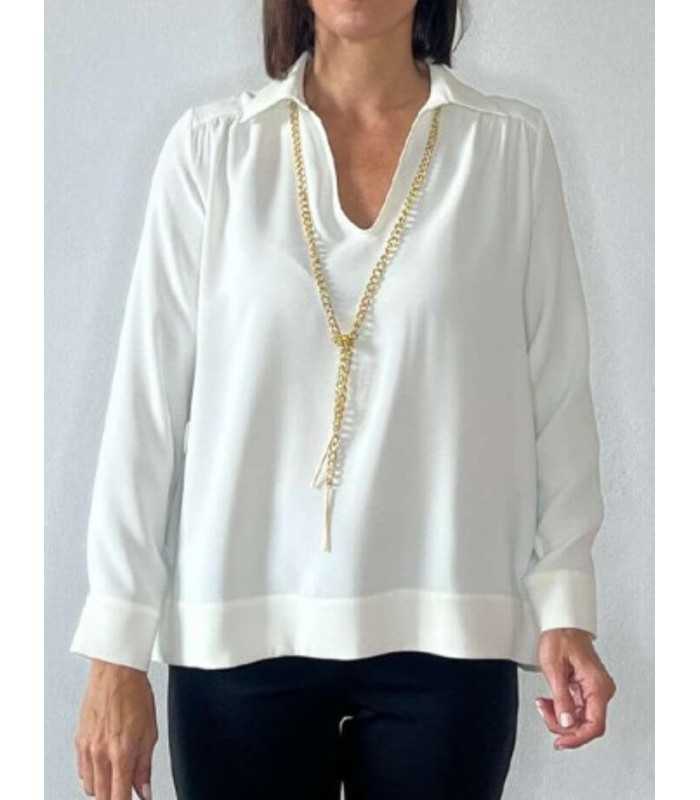 Blusa Básica Cadena Civit Mujer