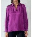 Blusa Básica Raso Luis Civit Mujer