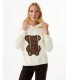 Sudadera Oso Leo&Ugo Mujer