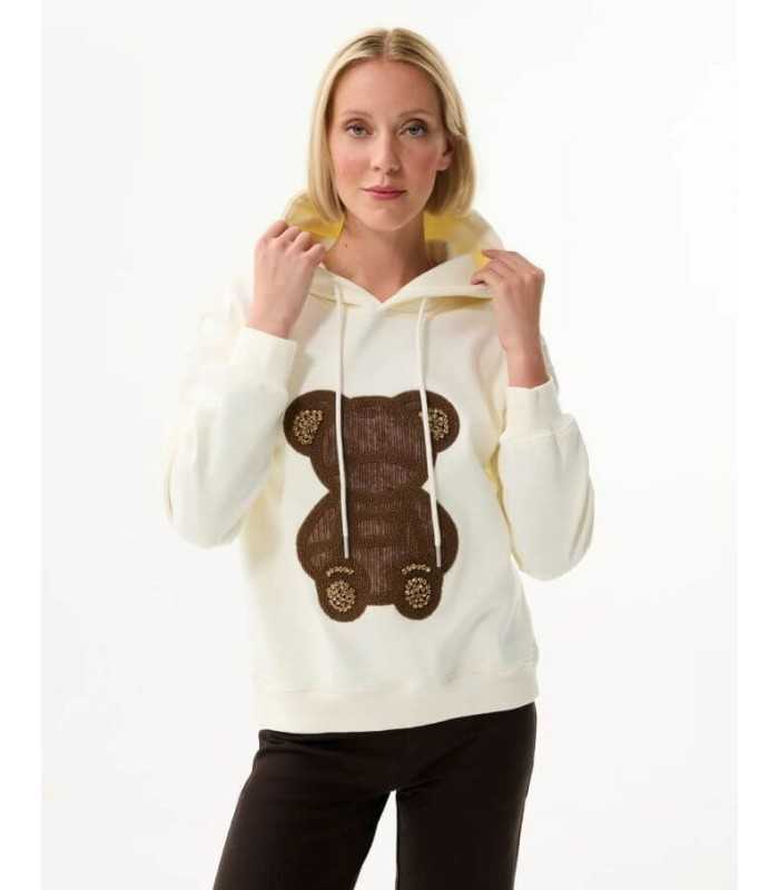 Sudadera Oso Leo&Ugo Mujer